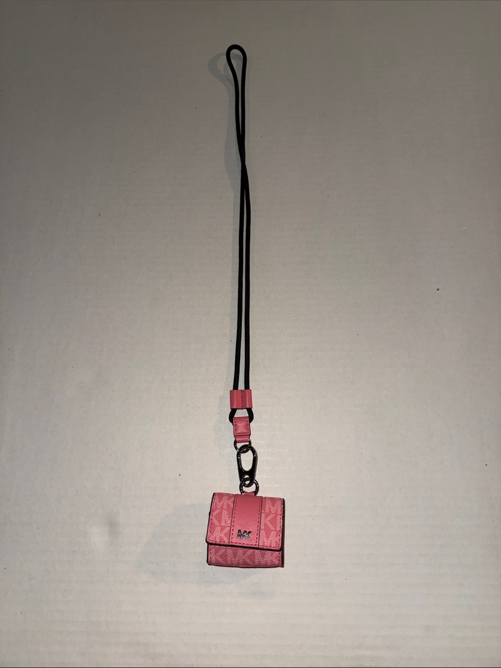 Michael Kors Pink Logo Lanyard Card Case - Picture 5 of 5